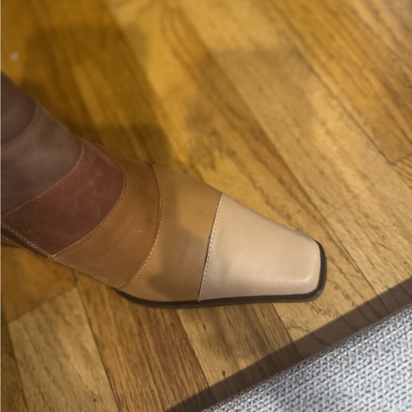 Jeffrey Campbell Multicolor Striped Ankle Boots - Picture 12 of 13